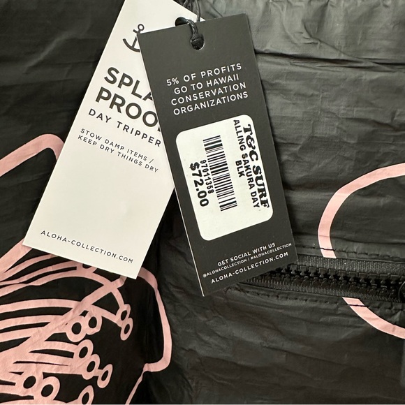 Aloha Collection x T&C Surf limited edition Day Tripper in Sakura Print NWT tote - Picture 8 of 9